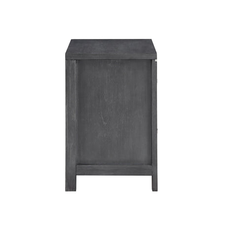 Odessa Nightstand-Charcoal