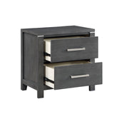 Odessa Nightstand-Charcoal