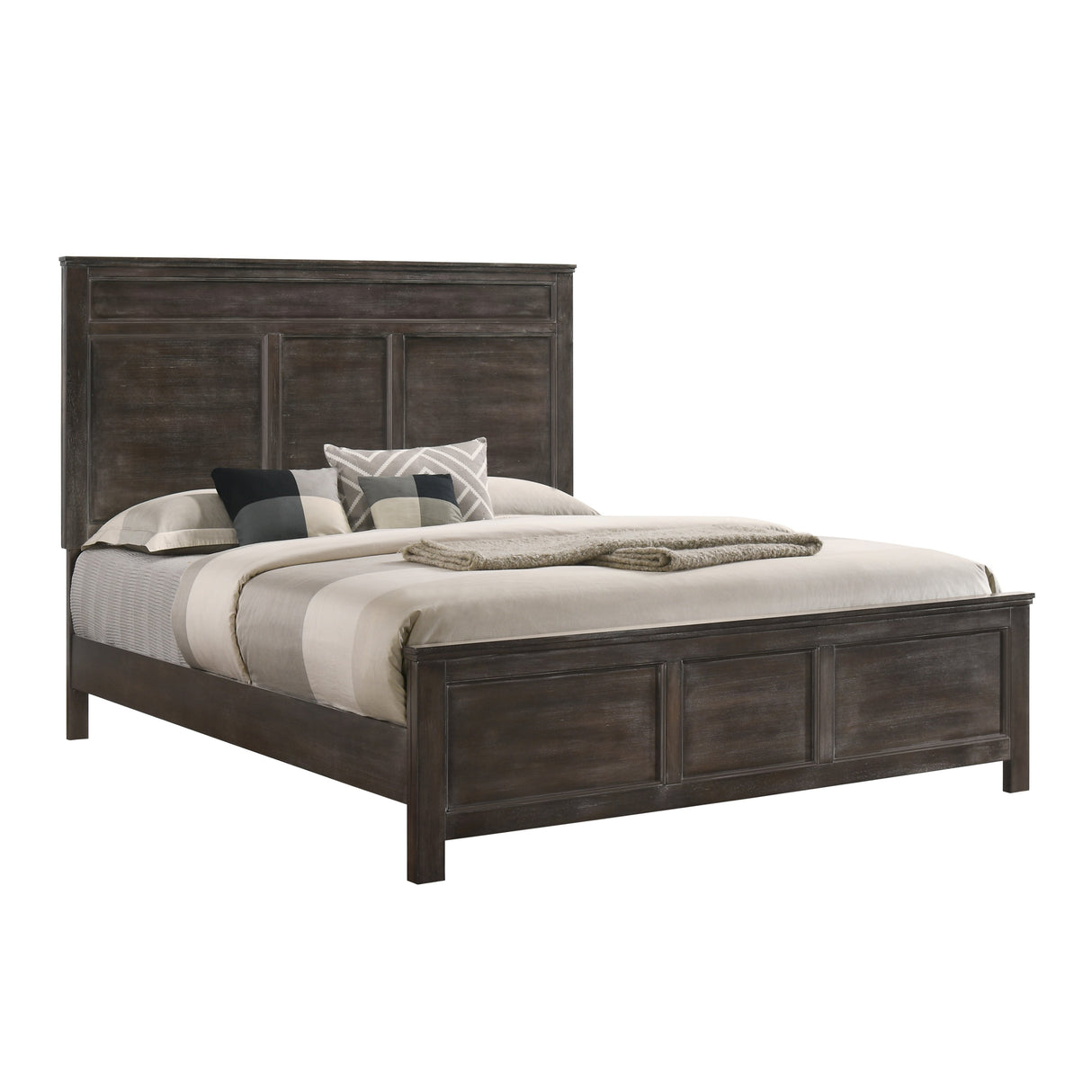 Andover 3/3 T Headboard, Footboard & Slats-Nutmeg