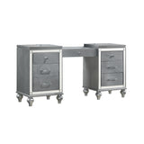 Valentino Dressing Table-Silver