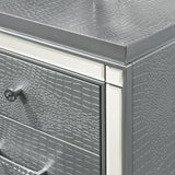 Valentino Dressing Table-Silver