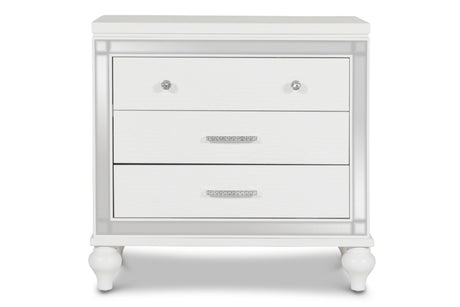 Valentino Nightstand-White