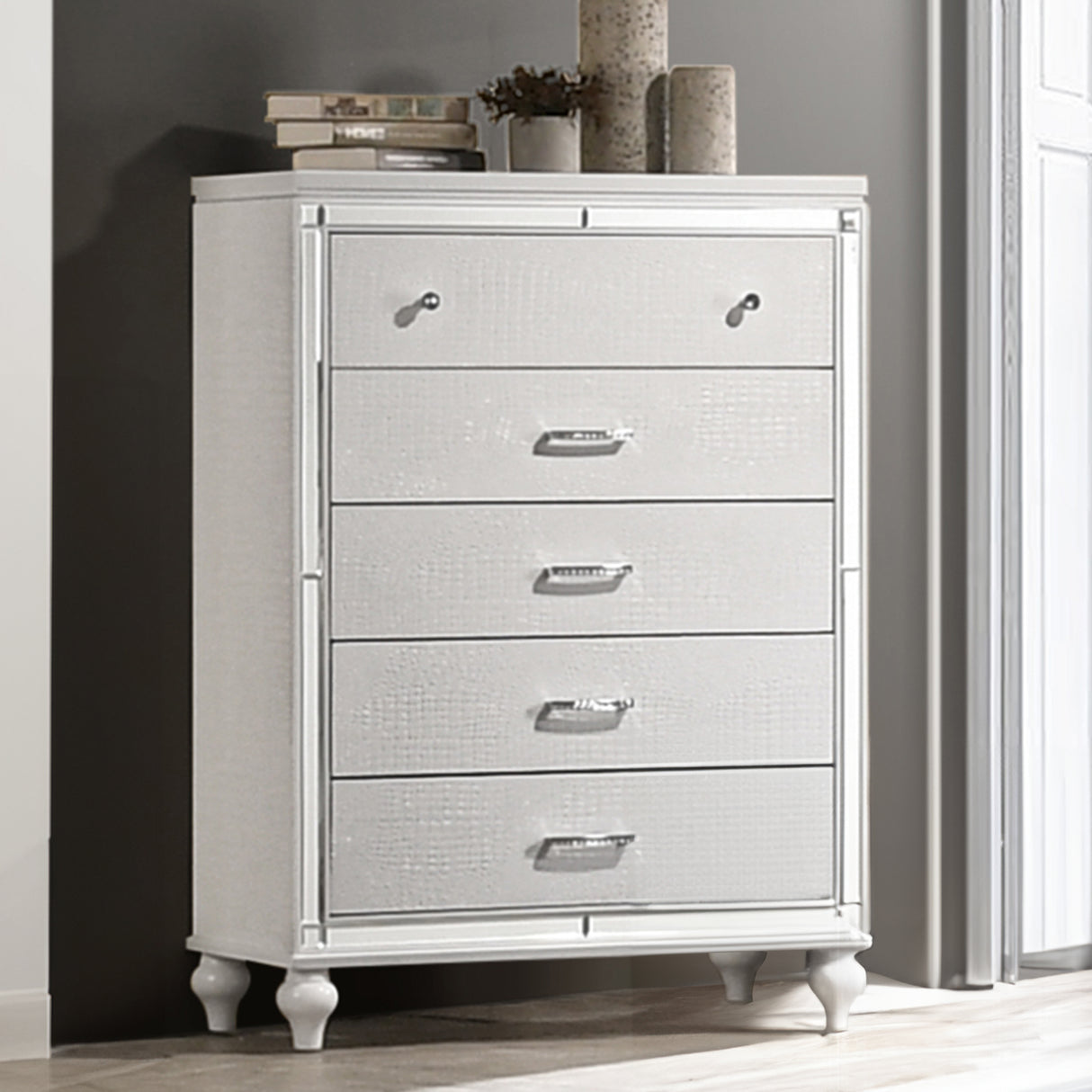 Valentino Chest-White