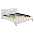Jeremaine California King, E.King, & Queen Upholstered Bed White image