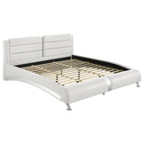 Jeremaine California King, E.King, & Queen Upholstered Bed White image