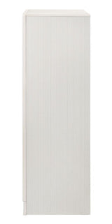 Miranda 5-drawer Chest White and Rhinestone