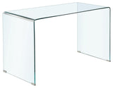 Ripley Glass Writing Desk Clear