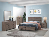 Brantford Eastern King & Queen Panel Bed Barrel Oak