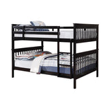 Chapman Full Over Full & Twin Over Full Bunk Bed Black & White image