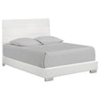 Felicity Eastern King, Queen, & Cal.King Panel Bed Glossy White image
