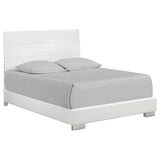 Felicity Eastern King, Queen, & Cal.King Panel Bed Glossy White image
