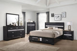 Miranda Panel Platform Storage Bed
