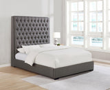 Camille Tall Tufted California King, E.King & Queen Bed Grey image