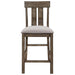 Crown Mark Quincy Counter Height Chair (Set of 2) in Light Brown 2831S-24 image