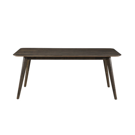 Rex 72" Fixed Top Rectangle Dining Table-Walnut