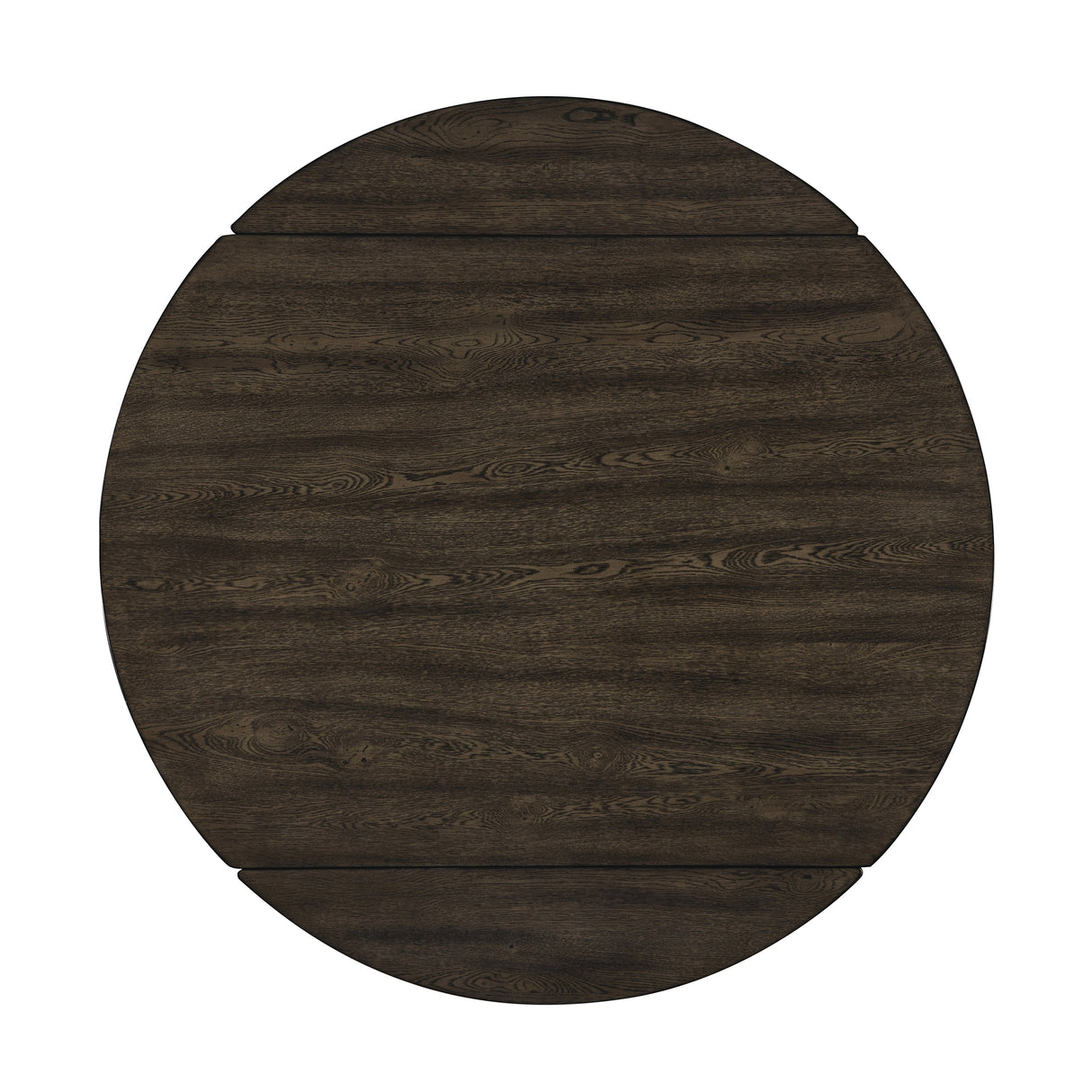 Rex 65" Round Table With Self Storing Leaves-Walnut