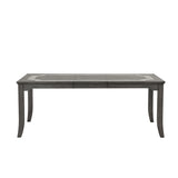 Lisbon Rectangle Dining Table-Gray