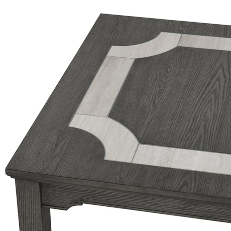Lisbon Rectangle Dining Table-Gray