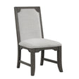 Lisbon Dining Side Chair (2 Per Carton)-Gray