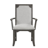 Lisbon Dining Arm Chair (2 Per Carton)-Gray