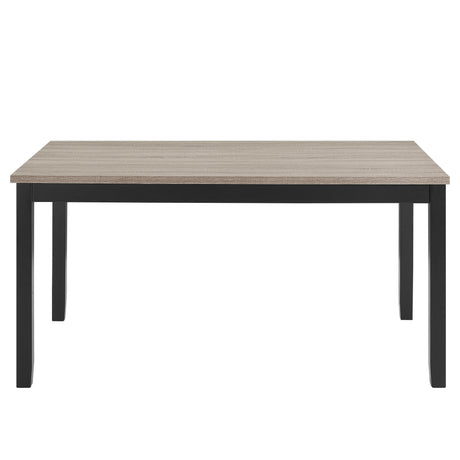 Daphne 5 Pc Natural 60" Dining Set W/Natural Chairs