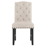 Daphne 5 Pc Natural 60" Dining Set W/Natural Chairs