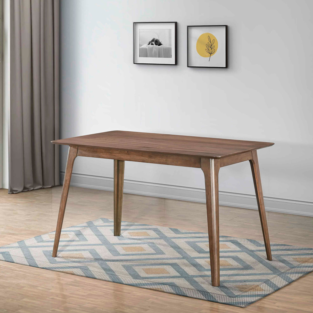 Oscar Wood Counter Height Table-Walnut