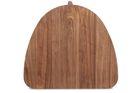 Oscar Corner Table-Walnut