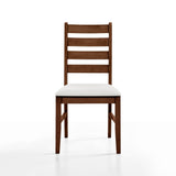 Pascal Ladderback Dining Chair (2 Per Carton)-Walnut