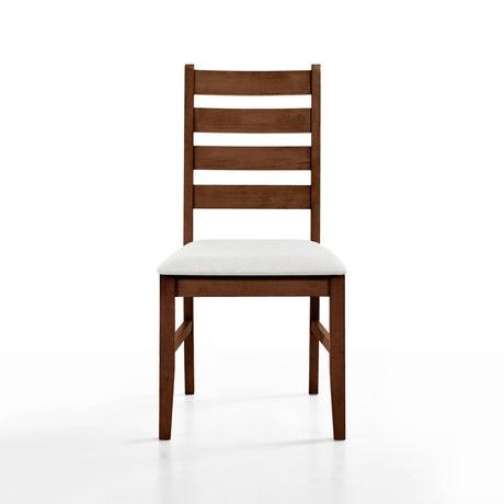 Pascal Ladderback Dining Chair (2 Per Carton)-Walnut