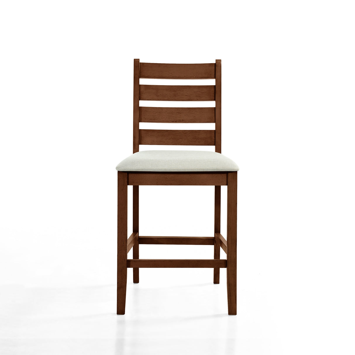 Pascal Ladderback Counter Chair (2 Per Carton)-Walnut