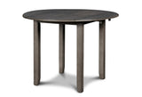 Gia 3 Pc 42" Drop Leaf Dining Table & 2 Chairs-Gray