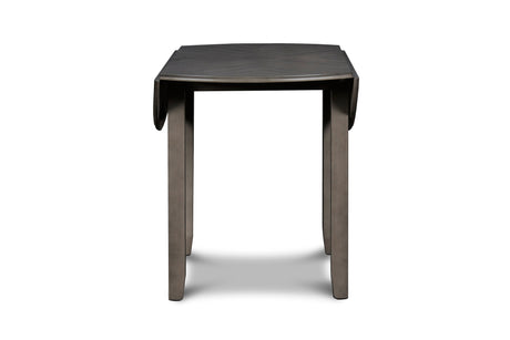 Gia 3 Pc 42" Drop Leaf Dining Table & 2 Chairs-Gray