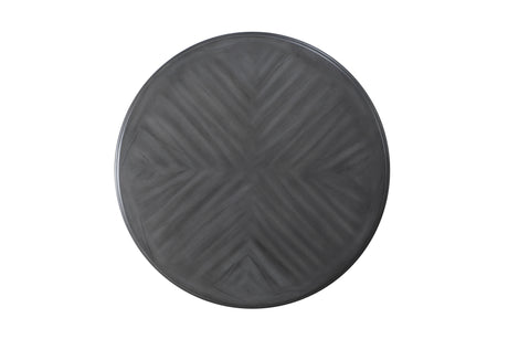 Gia 5 Pc 47" Round Dining Table & 4 Chairs-Gray