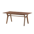Thea 70" Rectangular Dining Table-Walnut