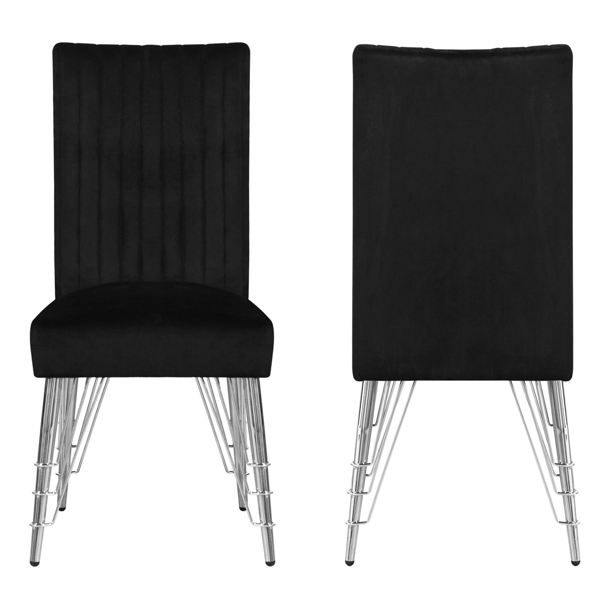 Ava Dining Chair (2 Per Carton) -Black