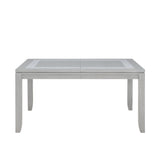Fiona Rectangle Dining Table-Mist Gray