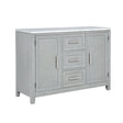 Fiona Marble Top Dining Buffet/Server-Mist Gray