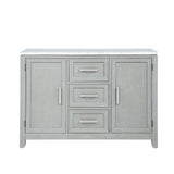 Fiona Marble Top Dining Buffet/Server-Mist Gray