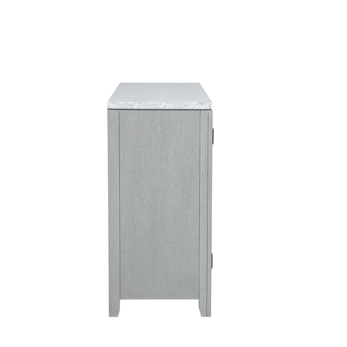 Fiona Marble Top Dining Buffet/Server-Mist Gray
