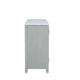 Fiona Marble Top Dining Buffet/Server-Mist Gray