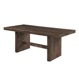 Kody Rectangle Dining Table Base-Dk Walnut