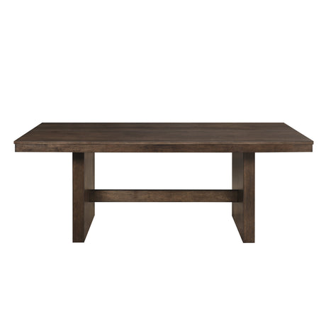 Kody Rectangle Dining Table Base-Dk Walnut