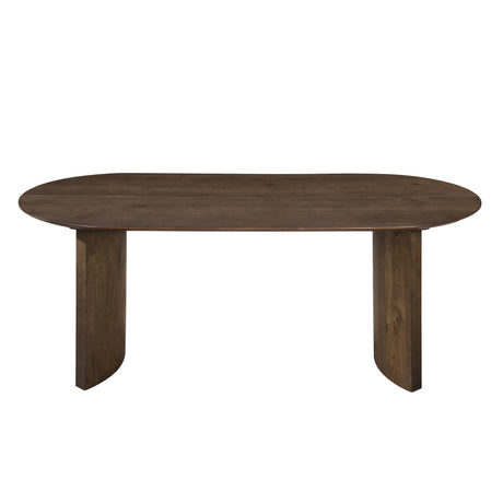 Kody Oval Dining Table Base-Dk Walnut