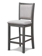 Amy Counter Chair (2/Ctn)-Gray