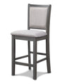 Amy Counter Chair (2/Ctn)-Gray