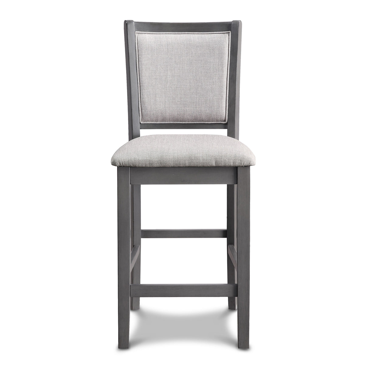 Amy Counter Chair (2/Ctn)-Gray