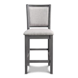 Amy Counter Chair (2/Ctn)-Gray