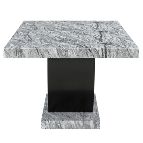 Lyra Dining Table Top And Base Bottom Marble