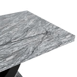 Lyra Dining Table Top And Base Bottom Marble